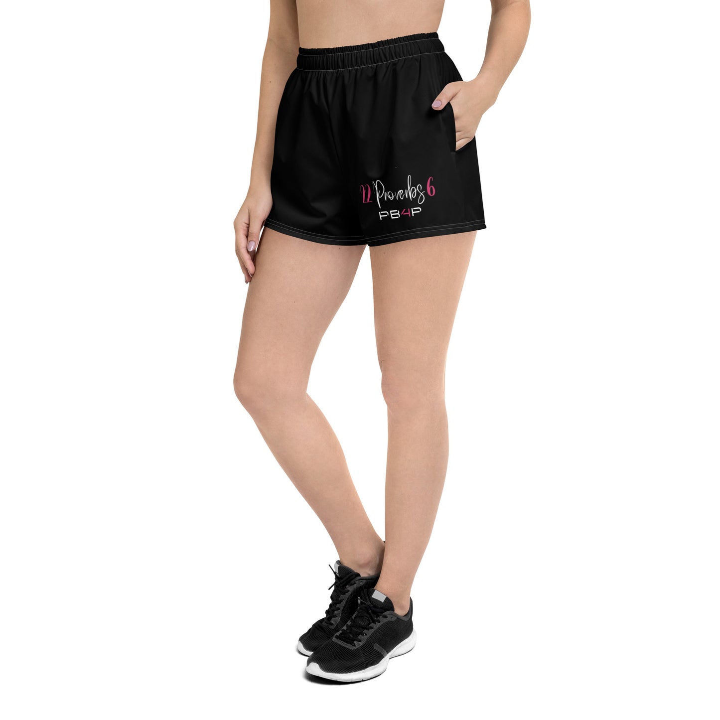 Proverbs 22:6 Women’s Athletic Shorts
